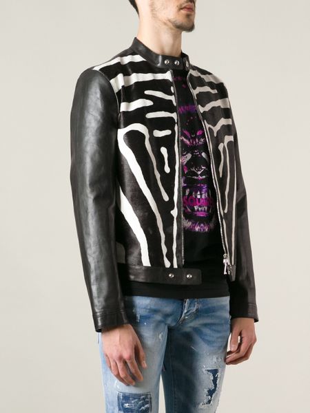 Dsquared2 Zebra Jacket in Black for Men | Lyst