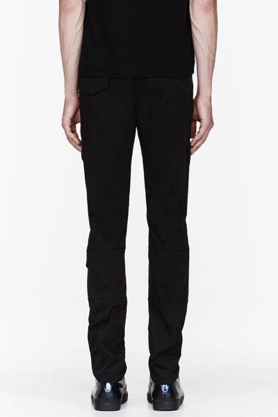 black cargo pants mens skinny