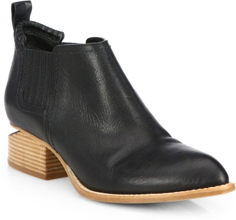 kori leather ankle boots
