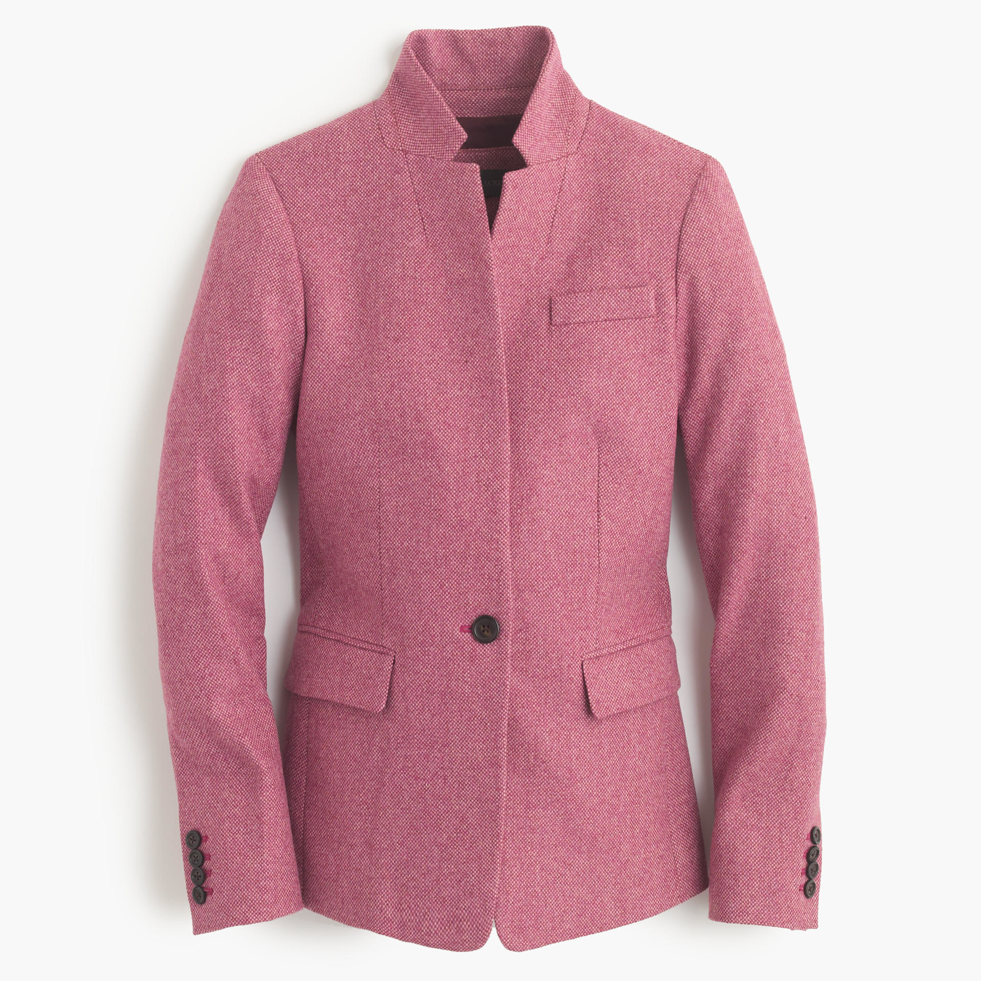 J Crew Regent Blazer In Donegal Wool In Pink Lyst