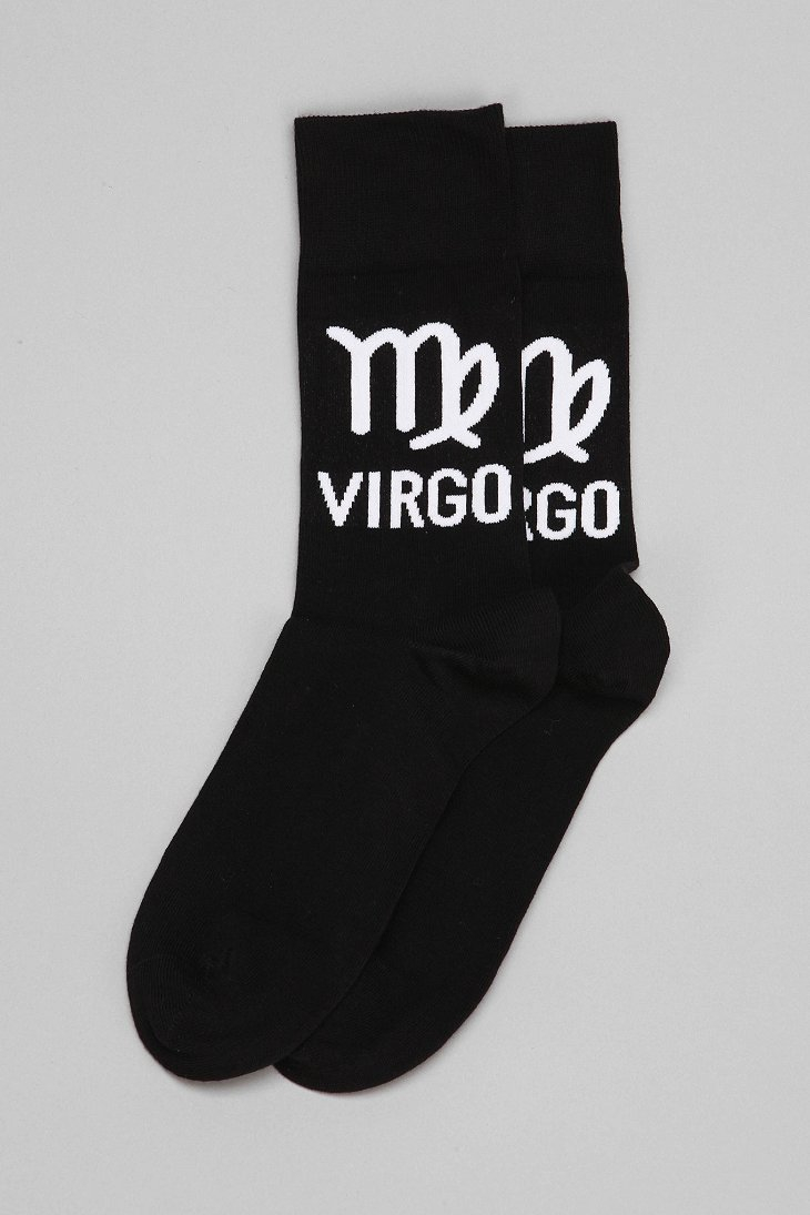 Urban Outfitters Zodiac Sock in Black for Men (VIRGO) | Lyst