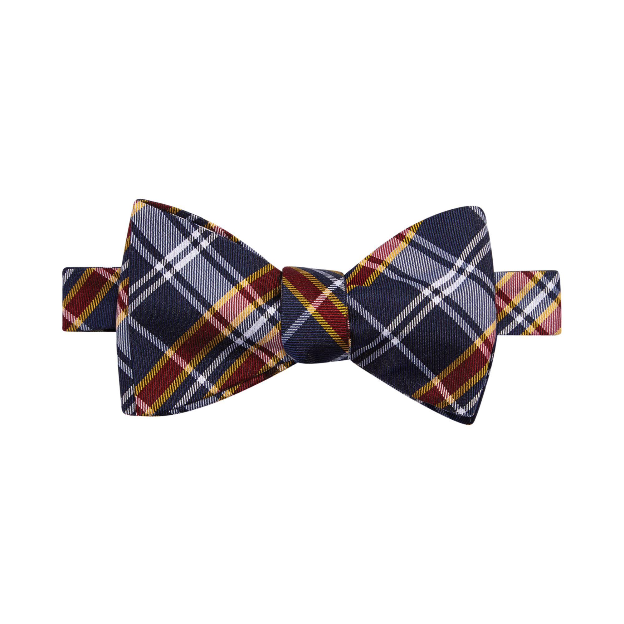 Lauren By Ralph Lauren Silk Twill Plaids Bow Tie in Blue for Men Lyst