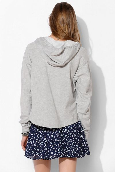 Urban Outfitters Bdg Half Zip Pullover Hoodie Sweatshirt in Gray for ...