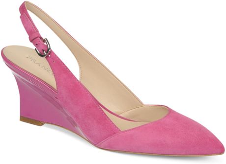 fuschia slingbacks