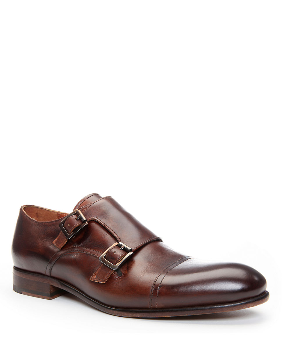 Donald J Pliner Zaki Leather Dress Shoes in Brown for Men