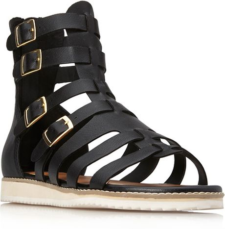 Forever 21 Favorite Gladiator Sandals in Black | Lyst