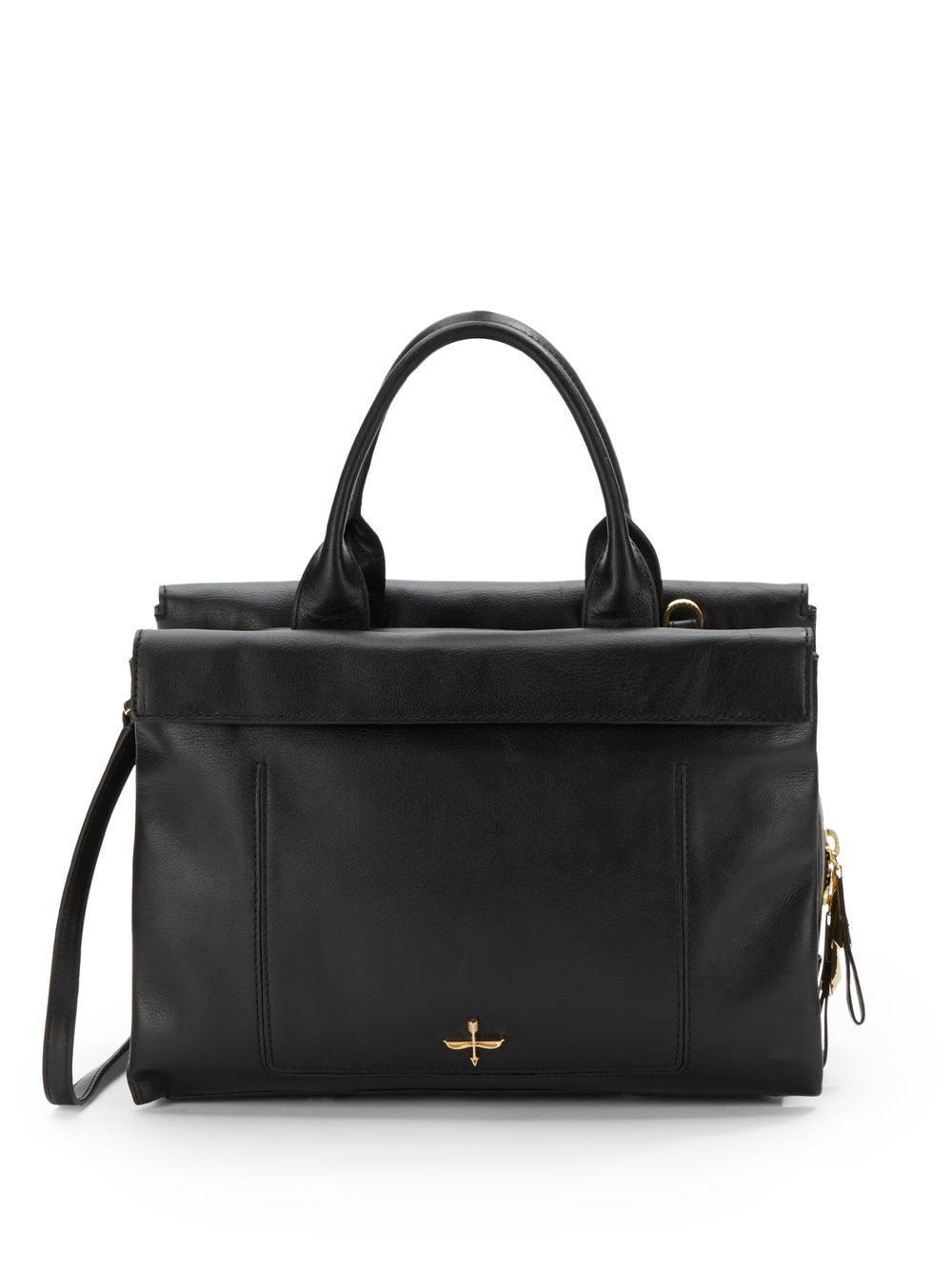 Pour La Victoire Adelle Leather Shoulder Bag in Black | Lyst