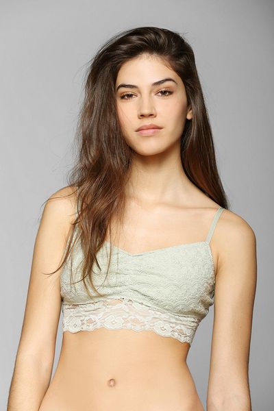 Urban Outfitters Kimchi Blue Scallop Lace Bralette in White ...