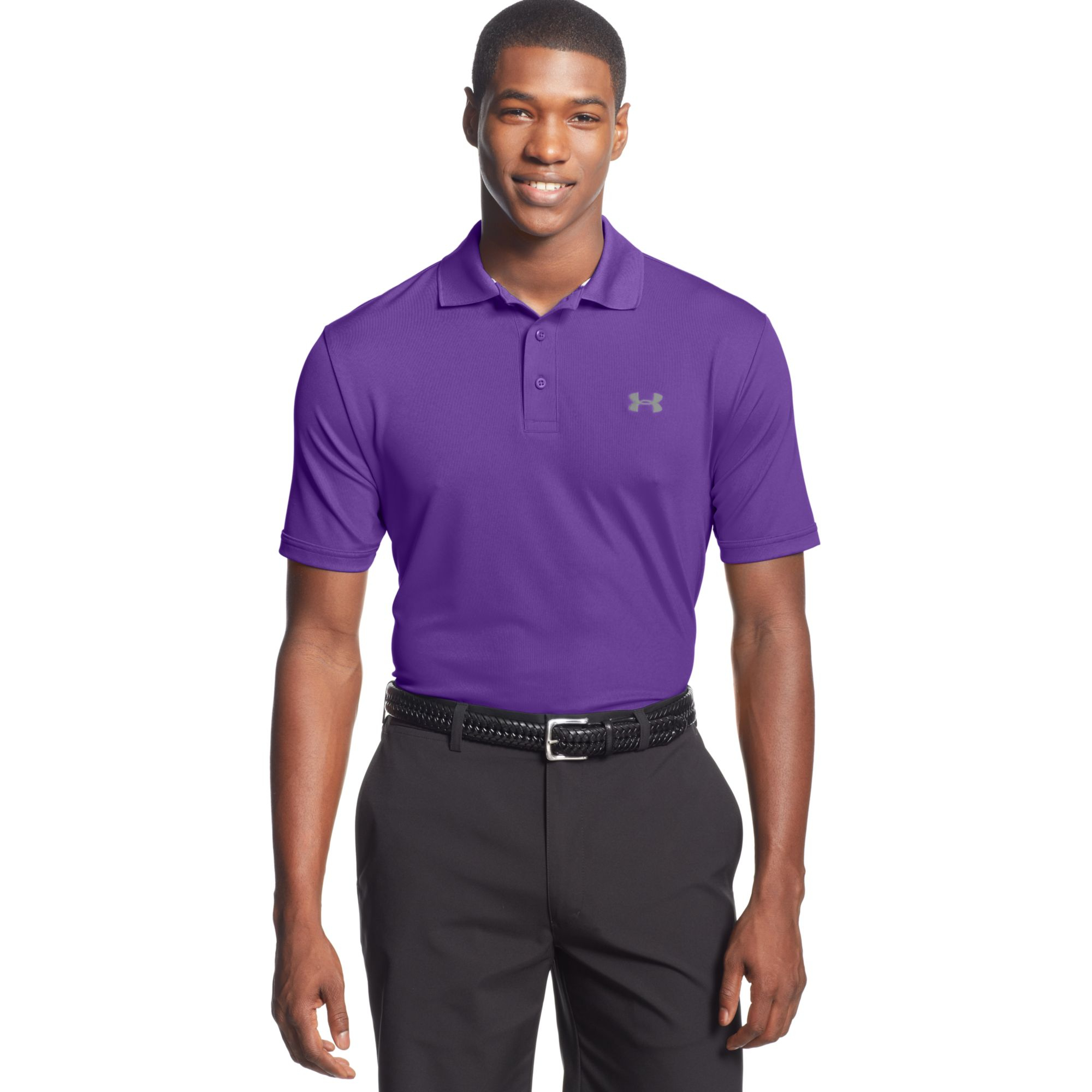 Under Armour 20 Performance Golf Polo In Purple For Men Pride Purple Lyst