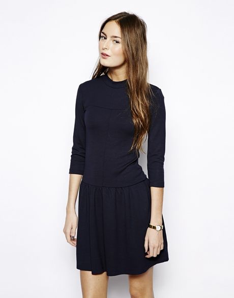 Red peplum dress with sleeves Red peplum dress with sleeves