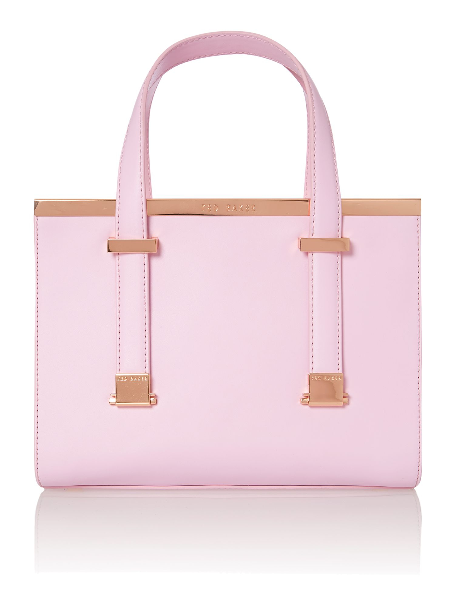 Ted Baker Pink Metal Bar Mini Tote Bag in Pink Lyst
