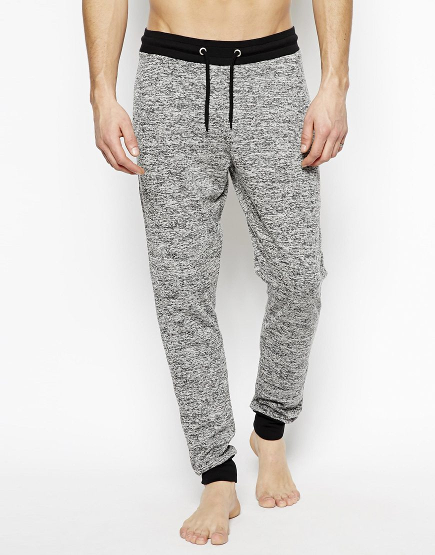 Asos Slim Fit Lounge Sweatpants In Grey In Gray For Men Grey Lyst