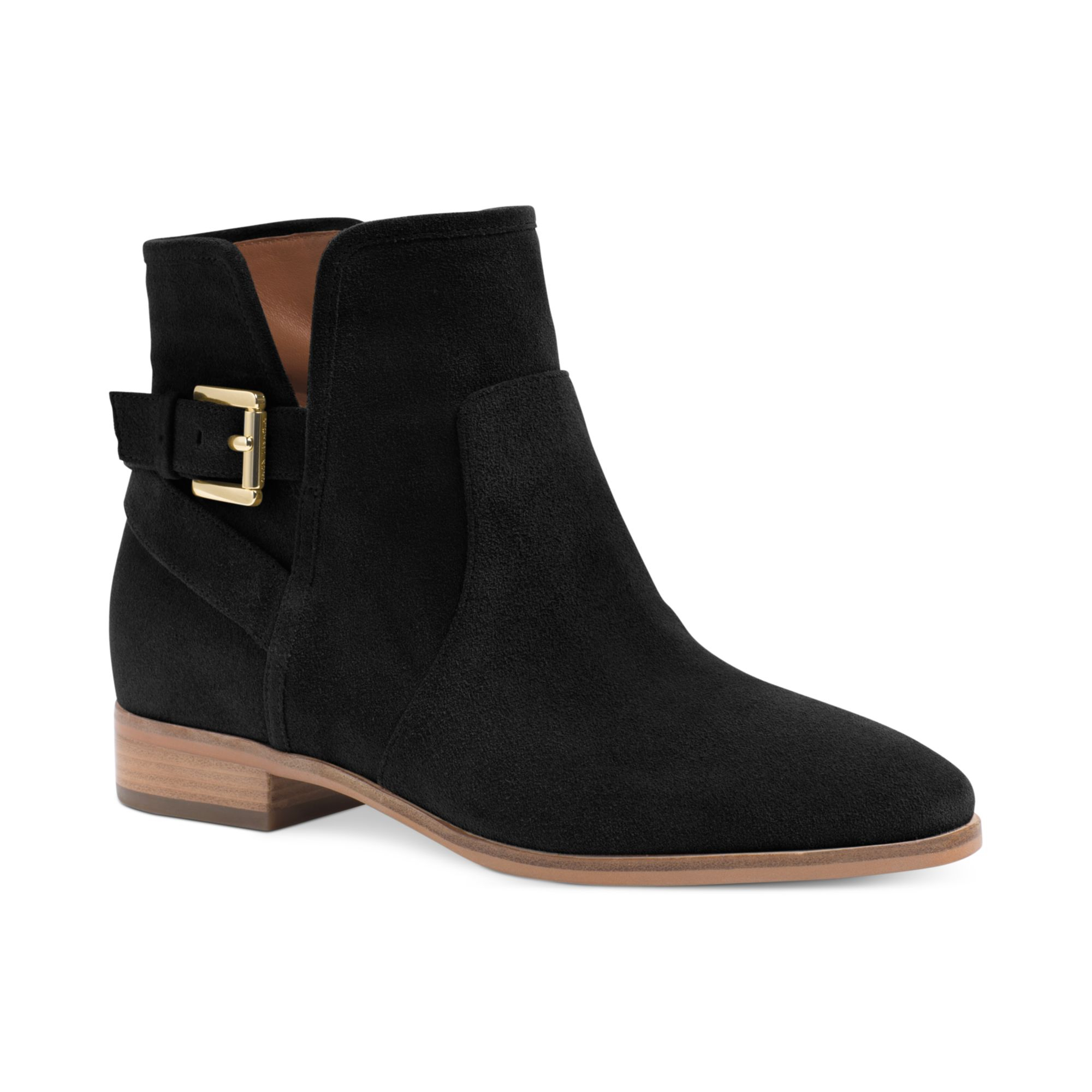 michael kors suede booties