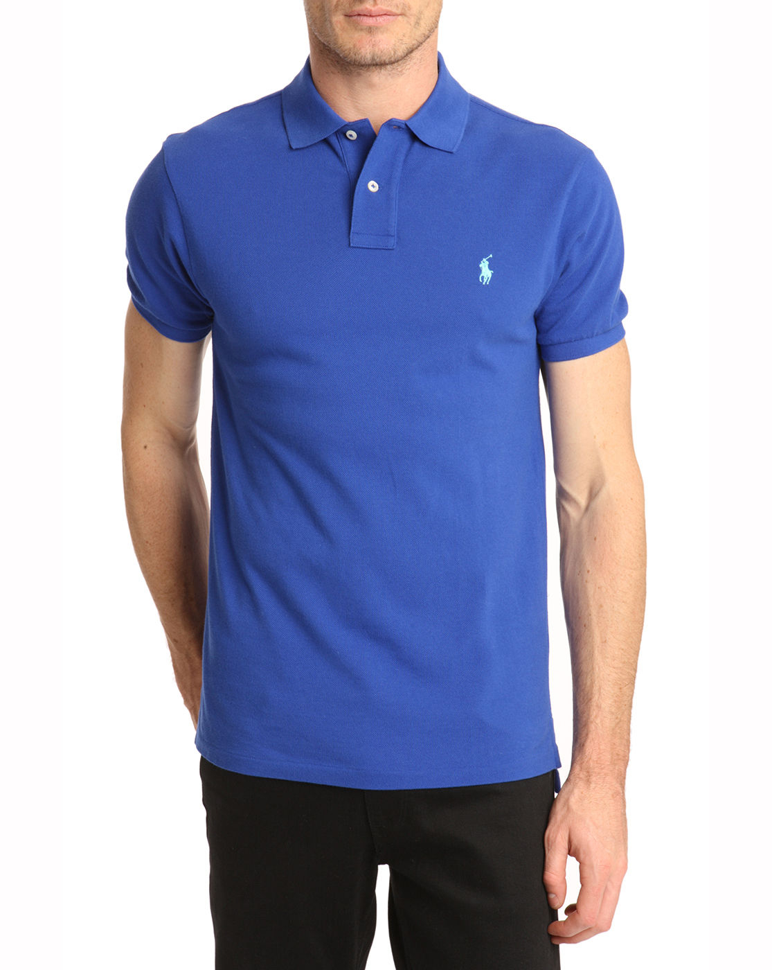 Polo Ralph Lauren Slim Fit Polo Shirt in Blue for Men 