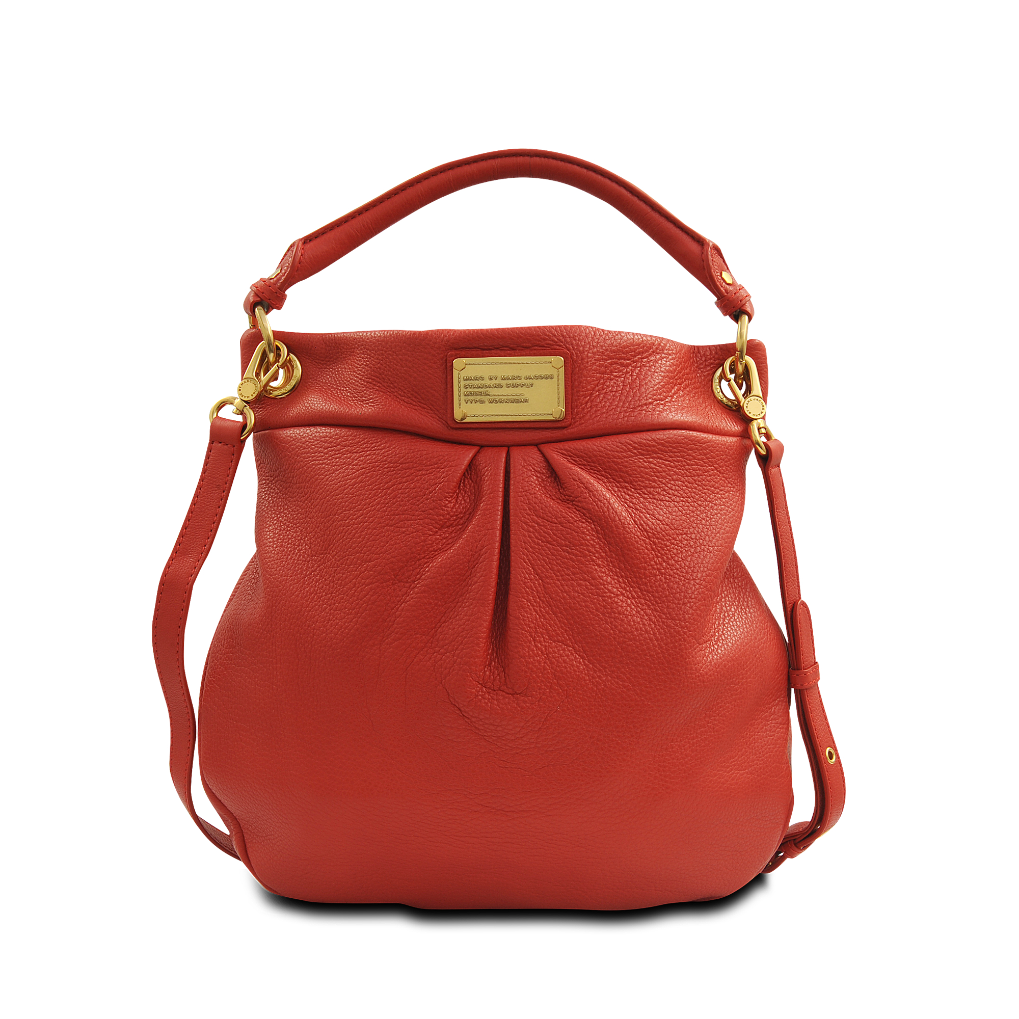 Marc By Marc Jacobs Hillier Hobo Classic Q Bag in Red | Lyst
