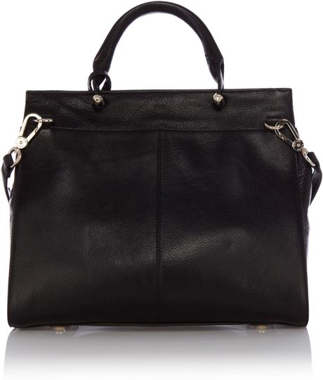 karen millen black quilted bag