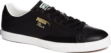 puma leather trainers