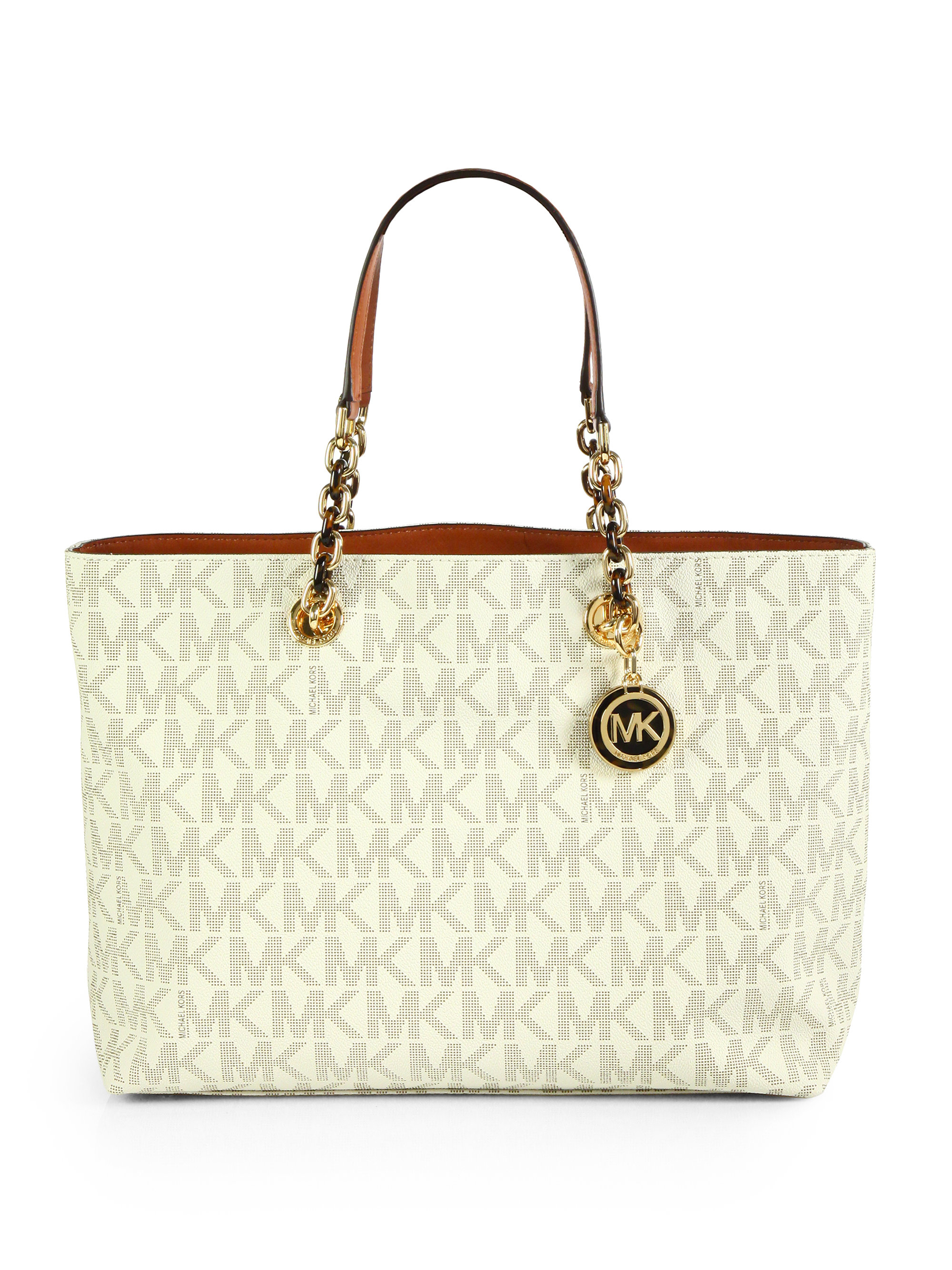 michael kors signature tote vanilla