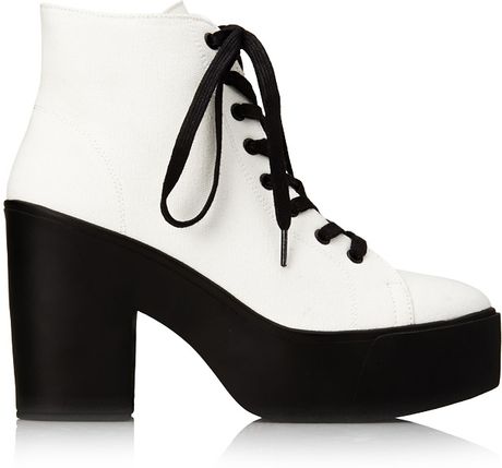 canvas booties