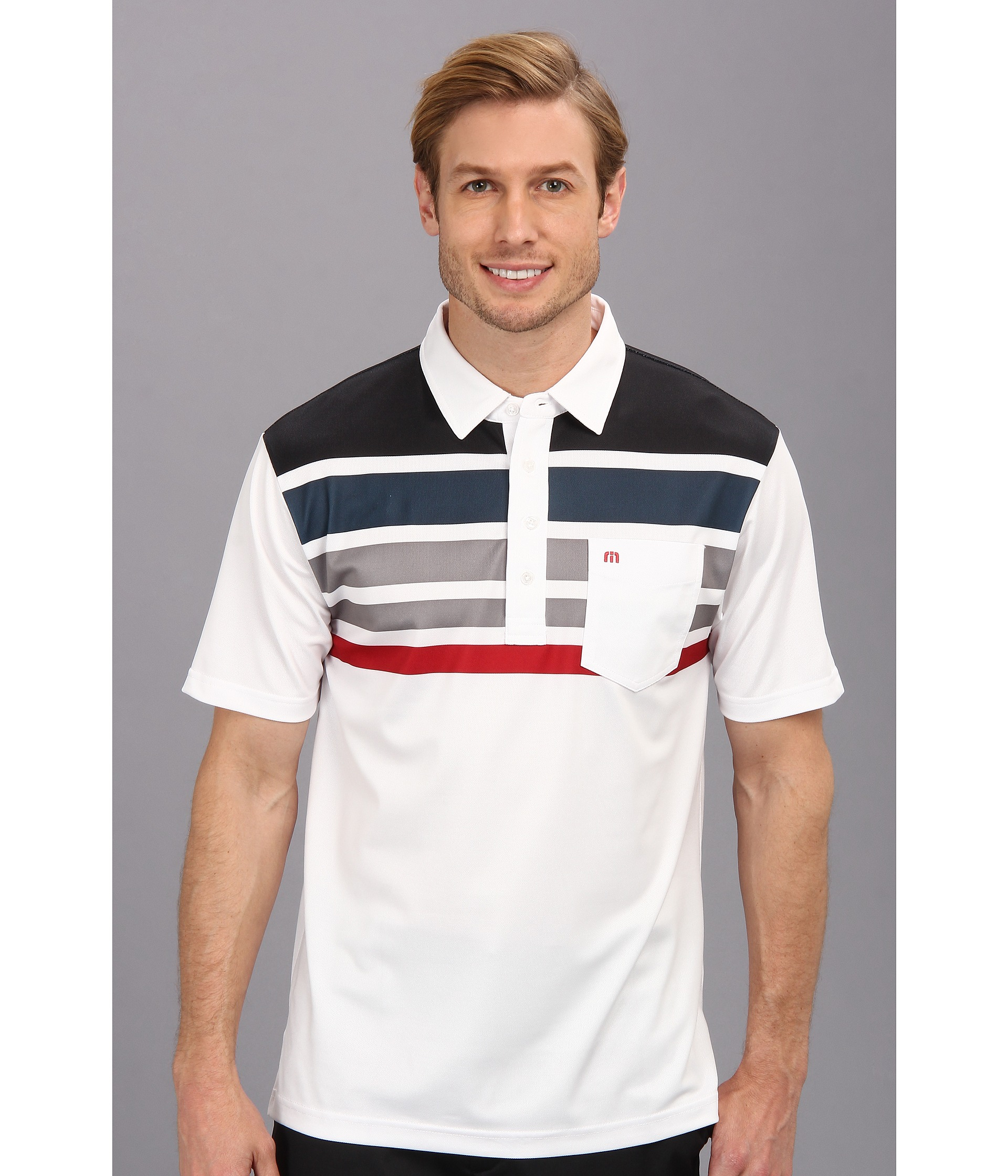 Travis Mathew Pawned Ss Polo in White for Men | Lyst