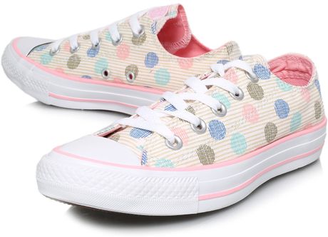 converse polka dot shoes