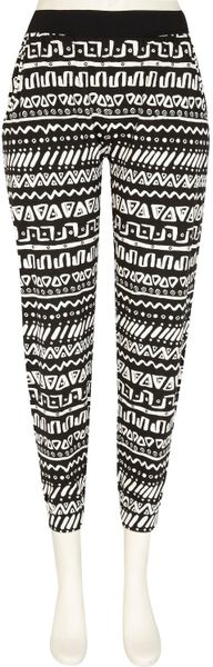 river island black joggers