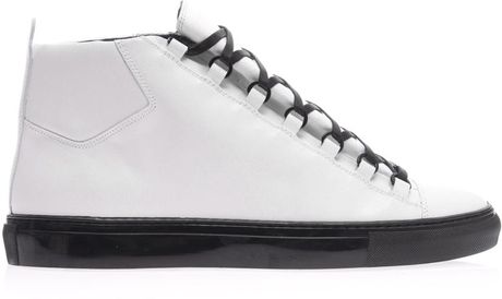 balenciaga arena high top white