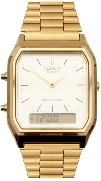 casio aq 230 gold