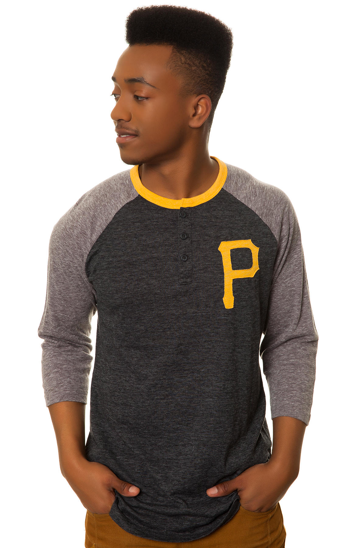 mitchell and ness henley shirts