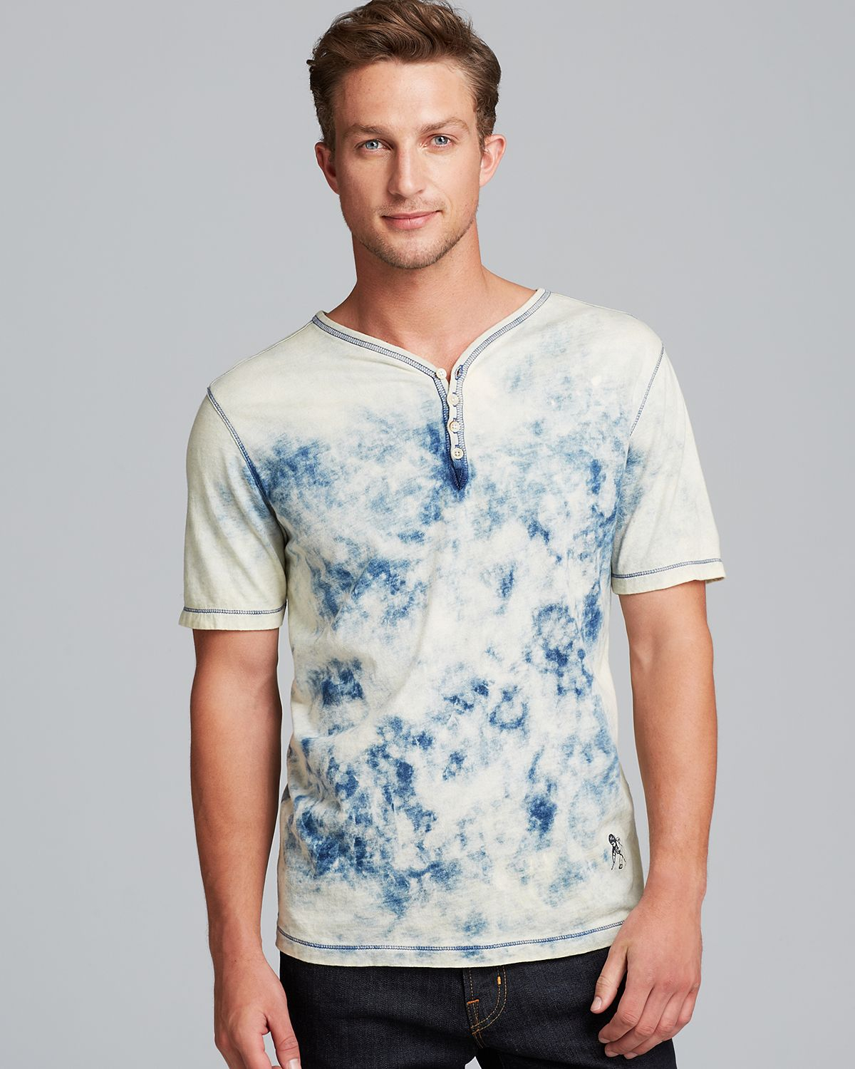 tie dye henley