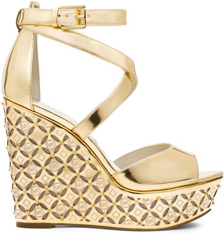 michael kors finley wedge