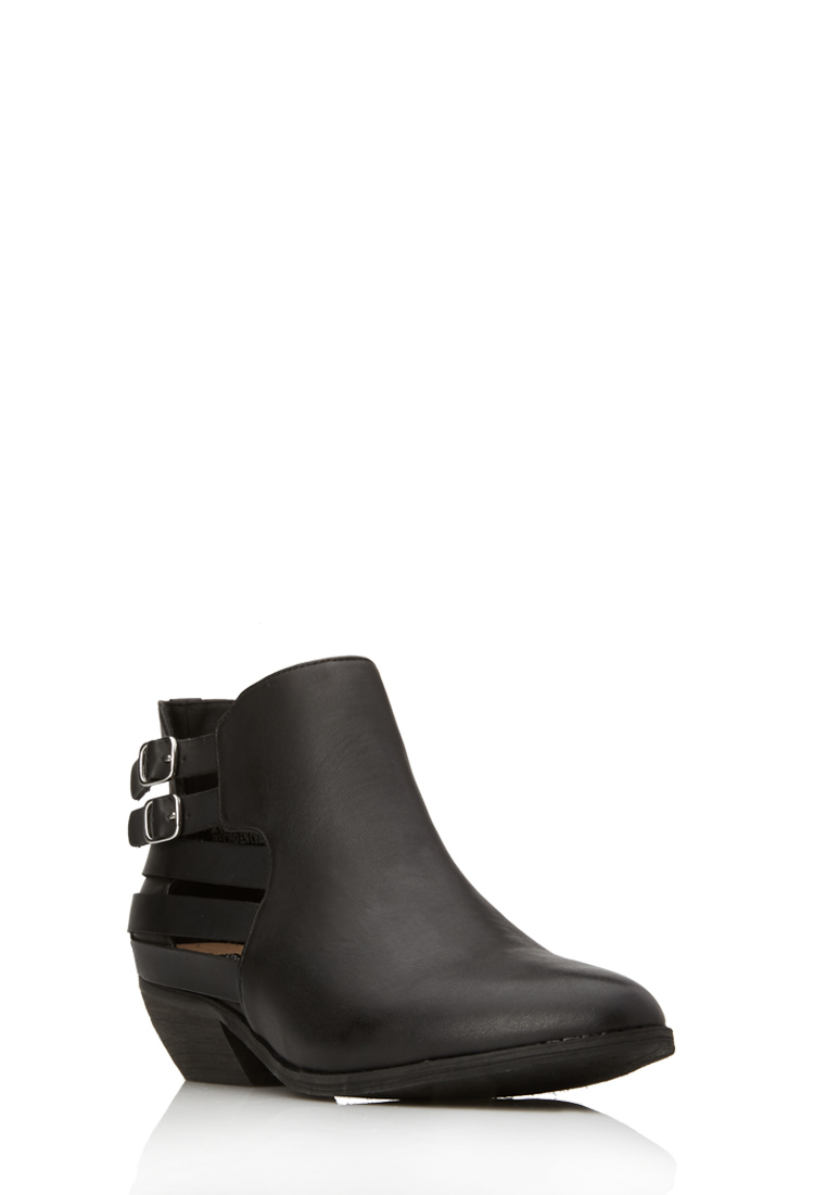 buckled booties