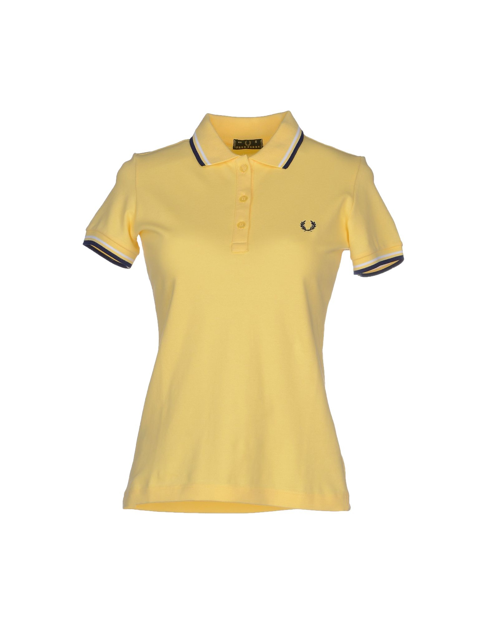 fred perry yellow polo shirt