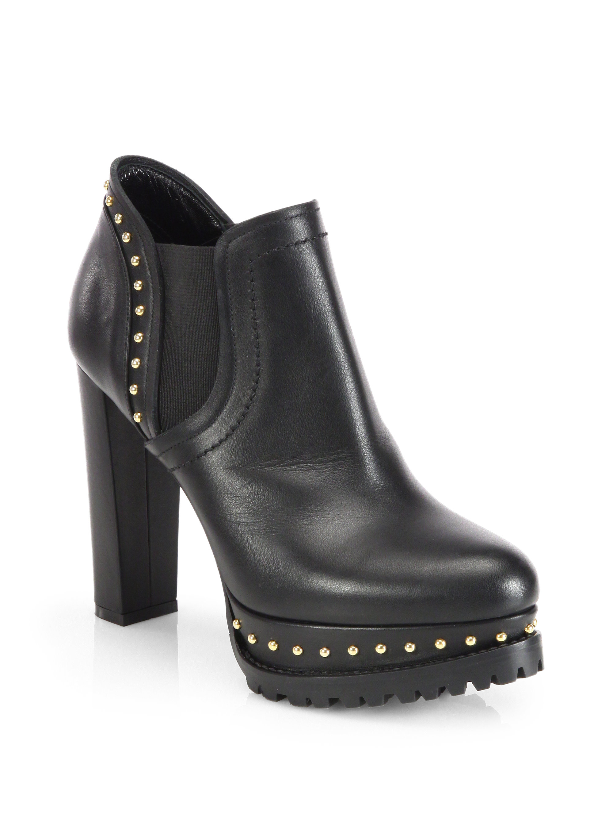 alexander mcqueen boots studs