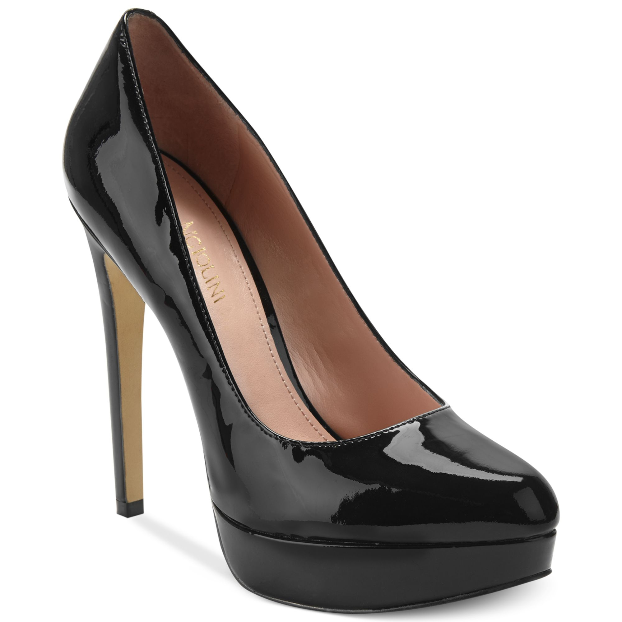 Enzo Angiolini Arlee Platform Pumps In Black Black Patent Lyst