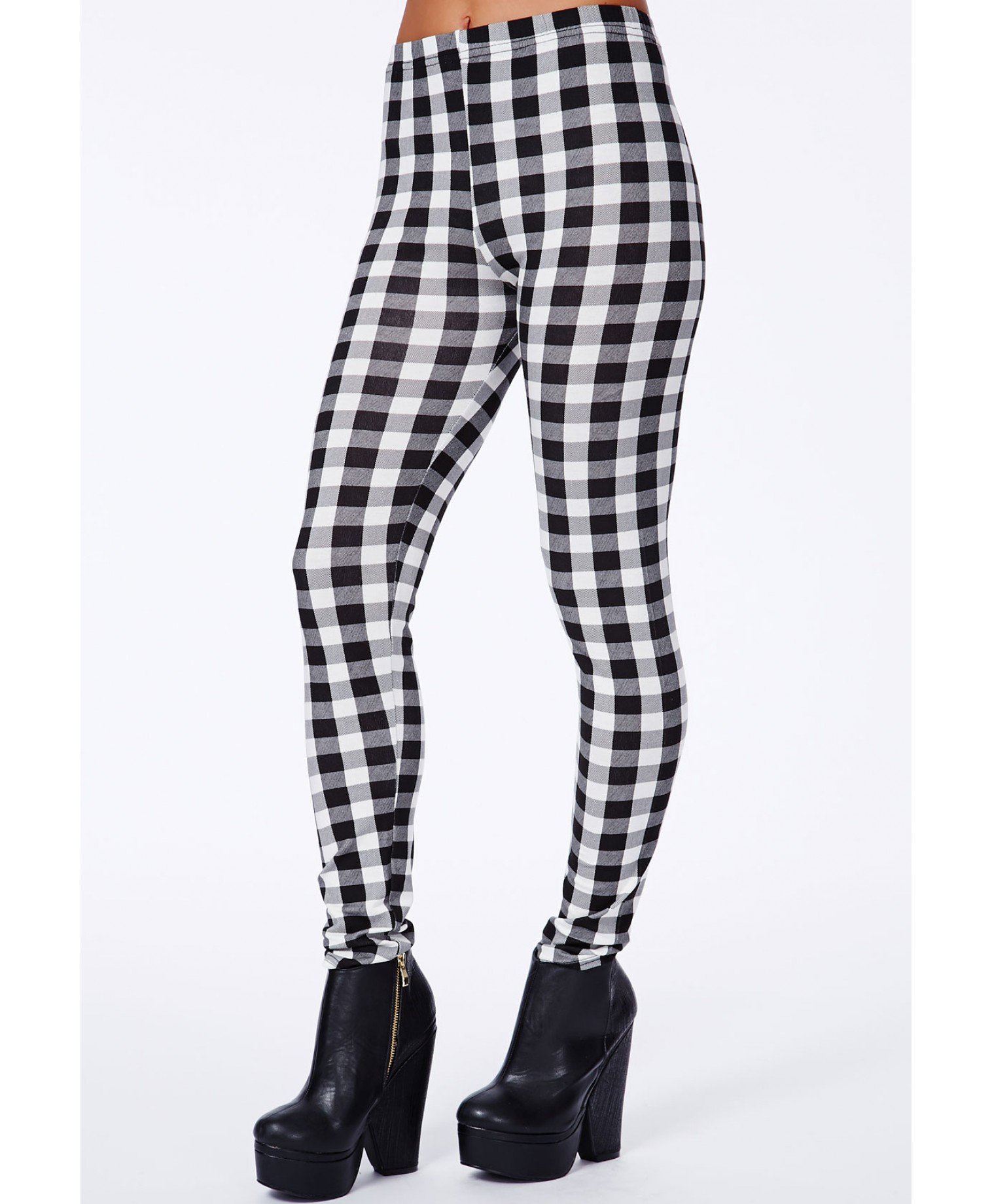 gingham leggings