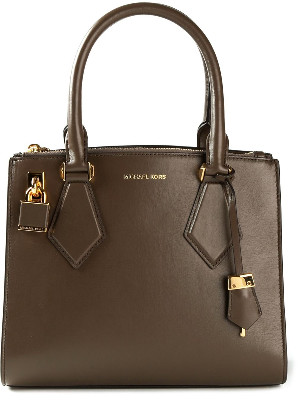 Michael Kors Small Casey Tote Bag in Brown | Lyst