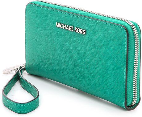 michael kors wallet aqua