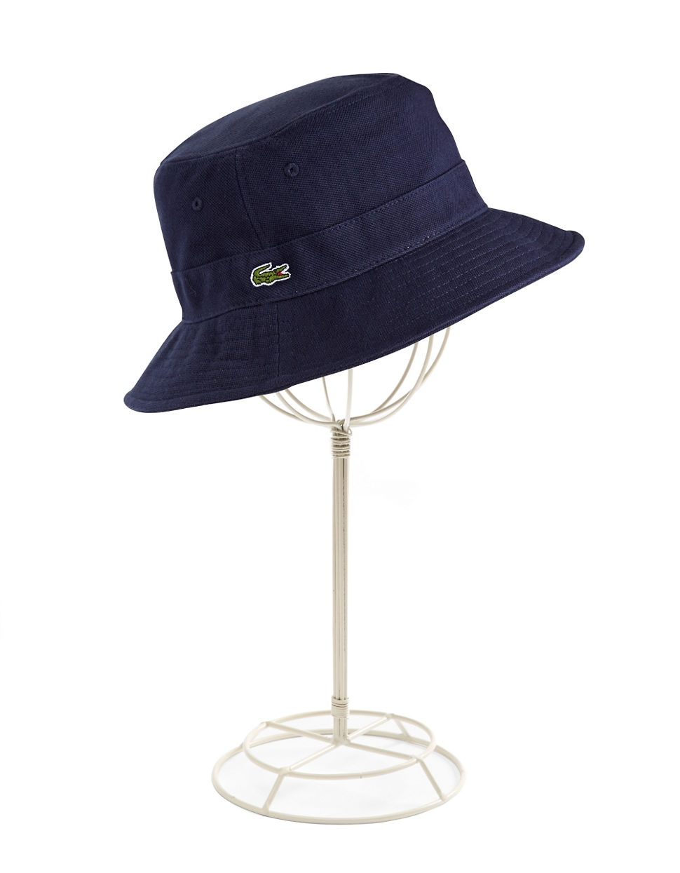 navy blue lacoste hat