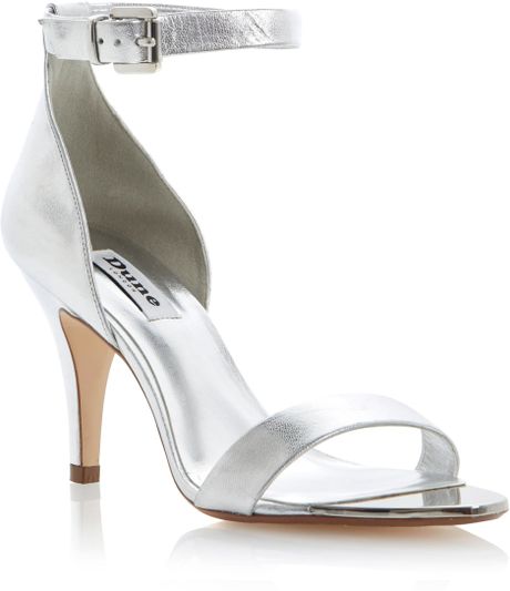 dune-silver-hunnie-leather-ankle-strap-heeled-sandals-sandal-heels ...