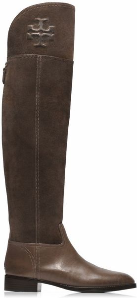 tory burch simone suede over the knee boots