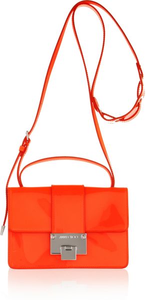 neon orange designer bag