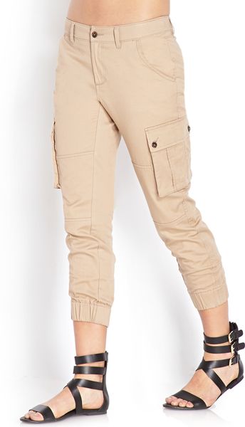 forever 21 khaki cargo pants