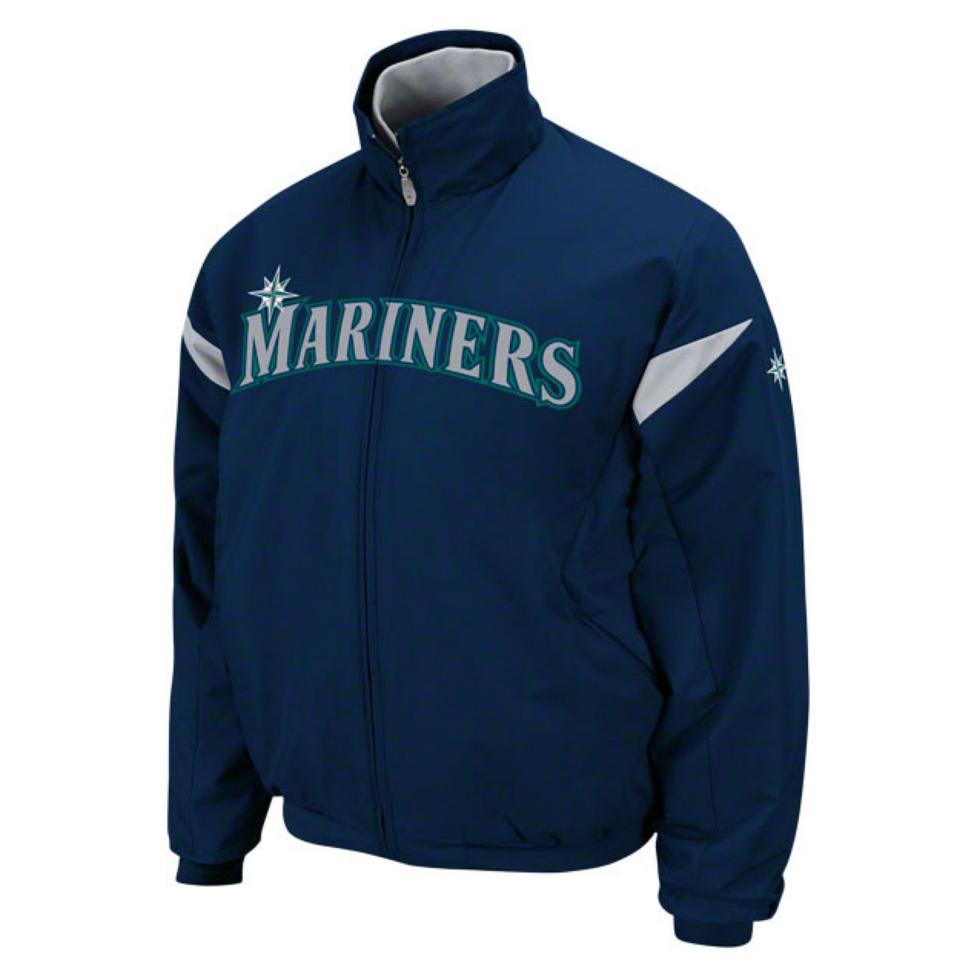 Majestic Mens Seattle Mariners Therma Base Triple Peak Premier Jacket