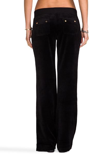 juicy couture og big bling velour track pants