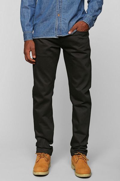 Unbranded Tapered Black Selvedge Jean in Black for Men | Lyst