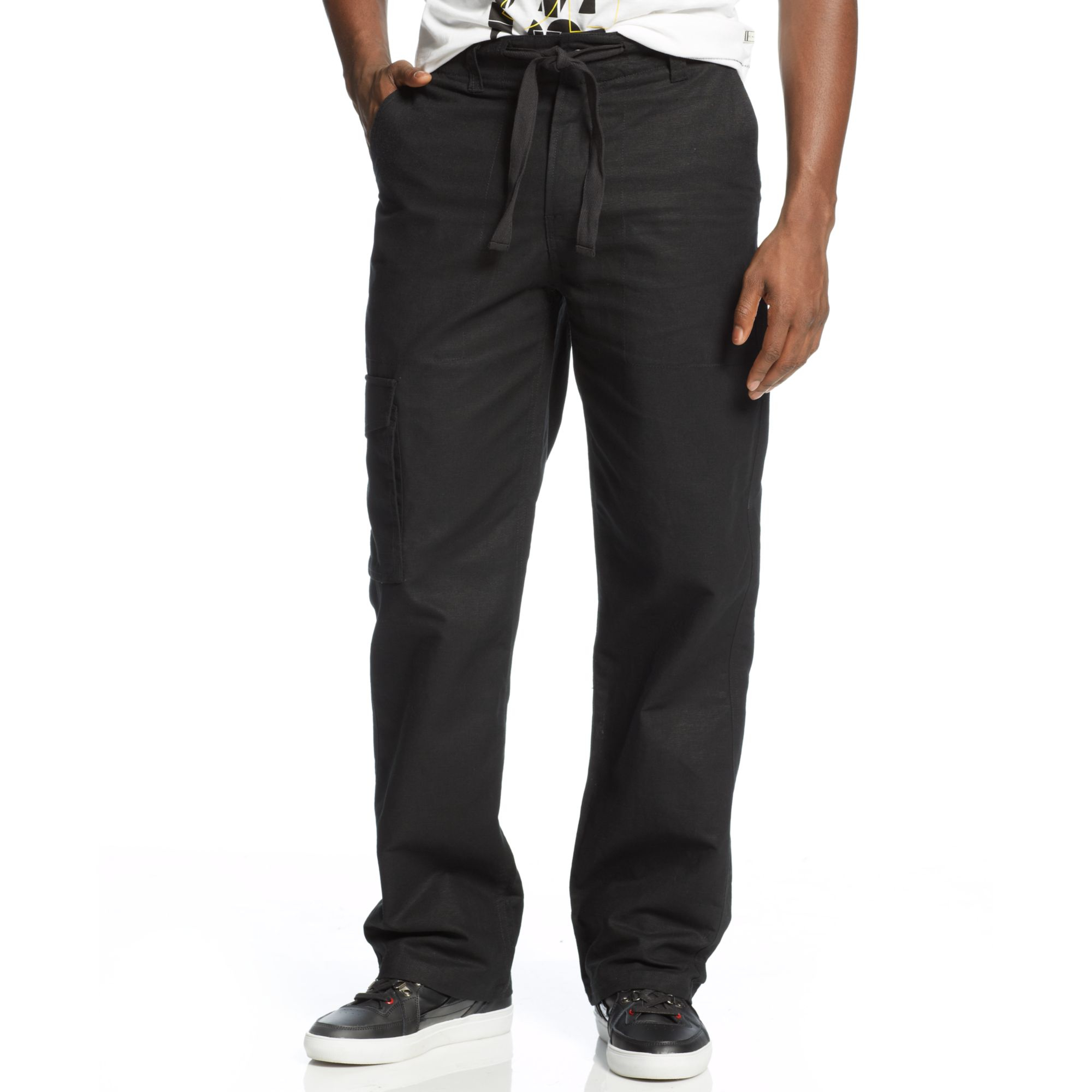 utility pants black