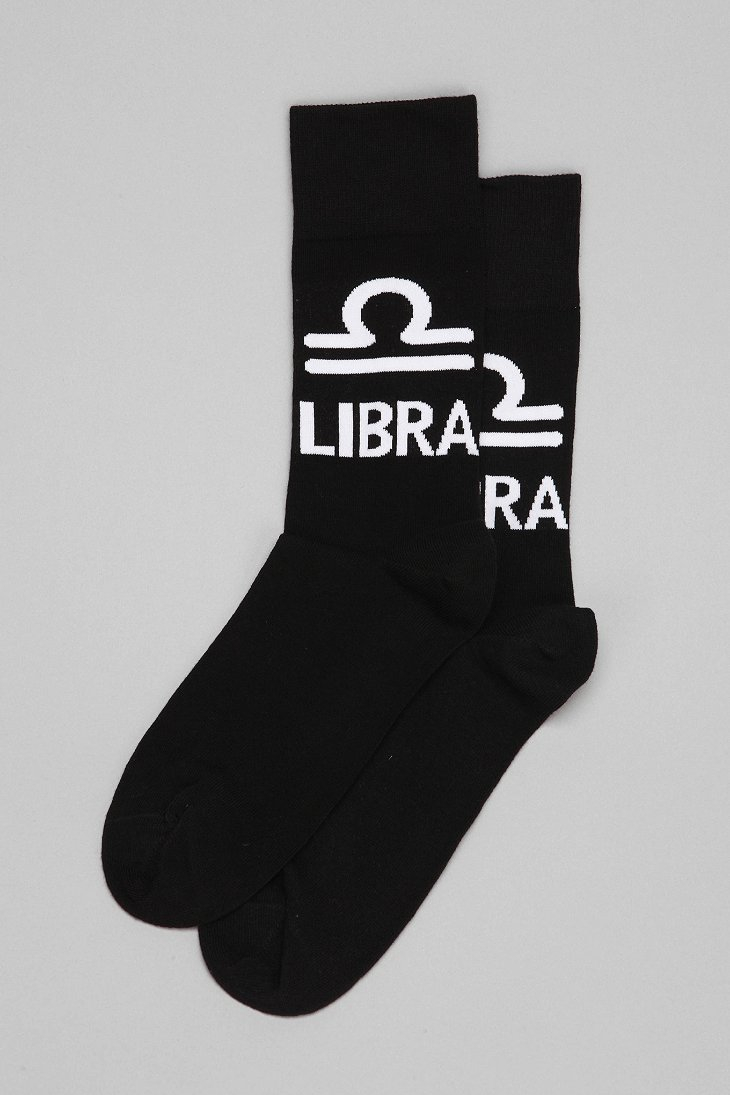 Urban Outfitters Zodiac Sock in Black for Men (LIBRA) | Lyst