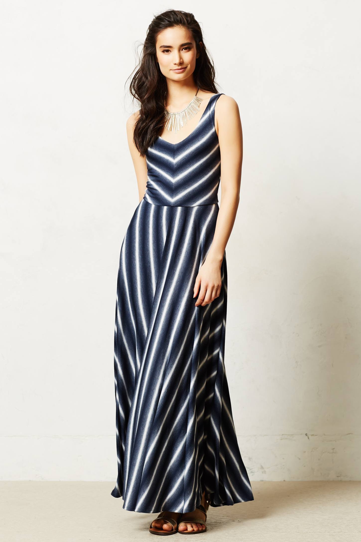 Anthropologie Tamsin Maxi Dress in Blue (NAVY) Lyst