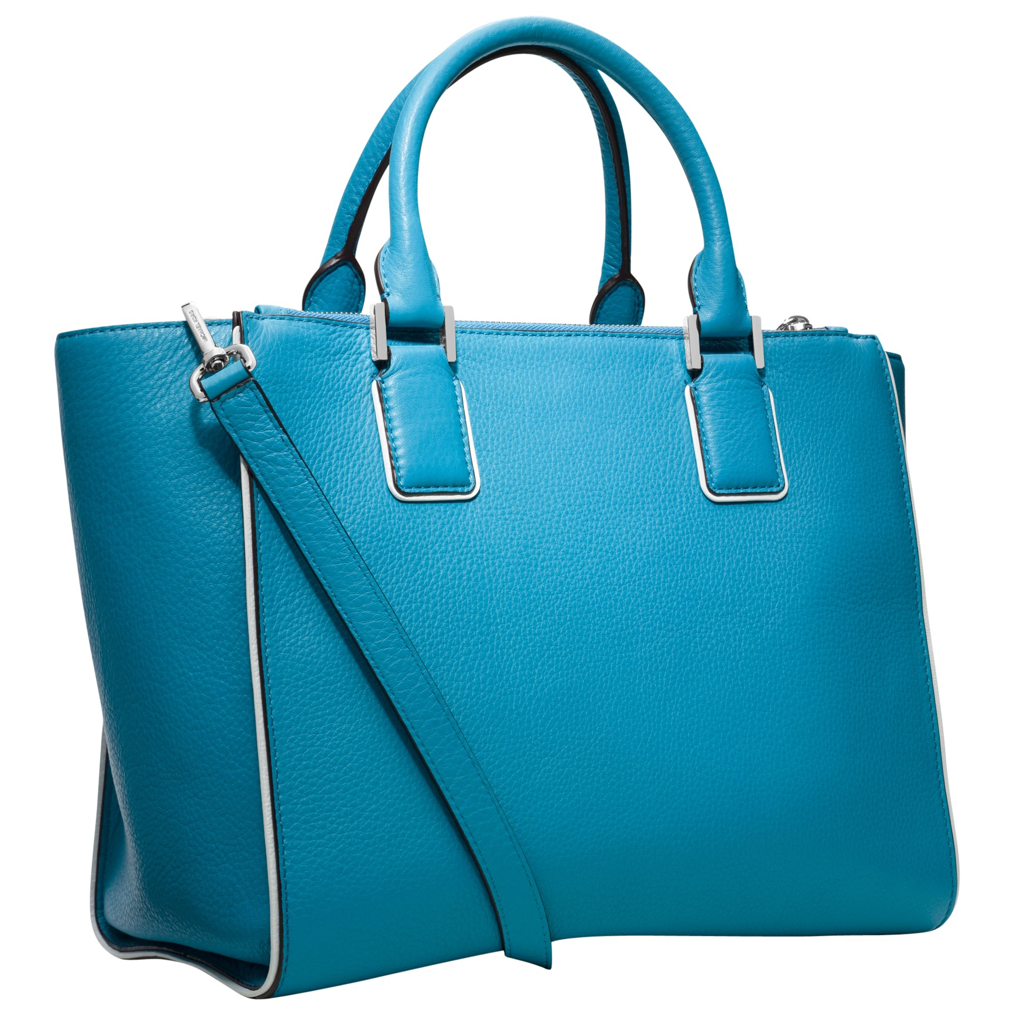Michael Michael Kors Audrey Large Satchel Handbag in Blue (Summer Blue ... Michael Michael Kors Audrey Large Satchel Handbag in Blue (Summer Blue ...